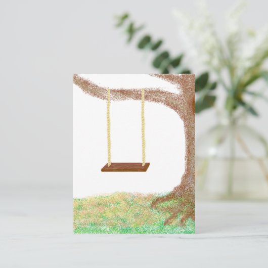Tree Swing Memories-Briefkaart Briefkaart (Staand voorkant)