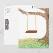 Tree Swing Memories-Briefkaart Briefkaart (Voorkant / Achterkant)