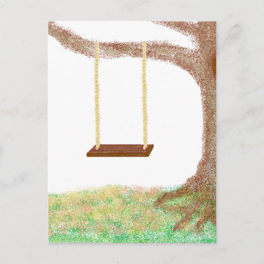 Tree Swing Memories-Briefkaart Briefkaart (Voorkant)