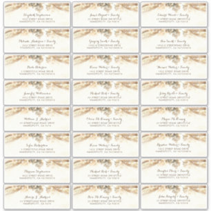 Tree takken individuele gast Adresetiketten Sticker