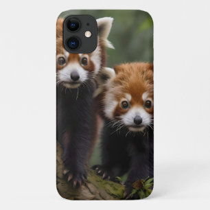 Tree-top Explorers: Baby Red Panda's Uitkijken Case-Mate iPhone Case