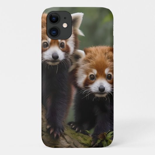 Tree-top Explorers: Baby Red Panda's Uitkijken Case-Mate iPhone Case (Achterkant)