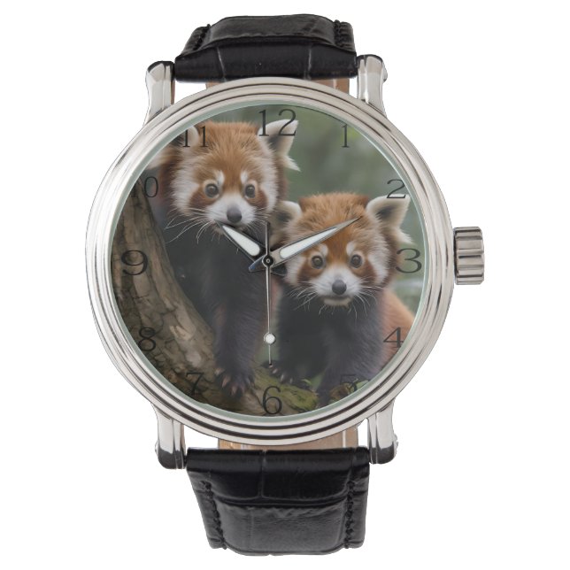 Tree-top Explorers: Baby Red Panda's Uitkijken Horloge (Voorkant)