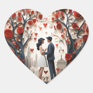 Tree-Top Romance: Liefde omhelzen Sticker