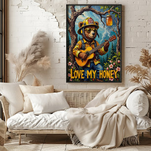 Tree Top Troubadour: Beer's Forest Song Poster