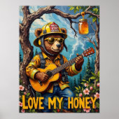 Tree Top Troubadour: Beer's Forest Song Poster (Voorkant)