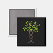 Tree Trees DNA Natuur Milieubescherming Magneet (Voorkant / Achterkant)