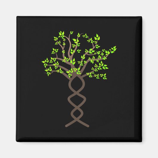 Tree Trees DNA Natuur Milieubescherming Magneet (Voorkant)