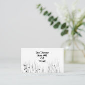 Tree Trimmer Business Visitekaartje (Staand voorkant)