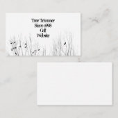 Tree Trimmer Business Visitekaartje (Voorkant / Achterkant)