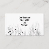 Tree Trimmer Business Visitekaartje (Voorkant)