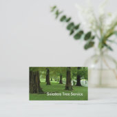 Tree Trimmer Service Visitekaartje (Staand voorkant)