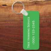 Tree Trimming Service bewerkbaar Sleutelhanger (Voorkant)