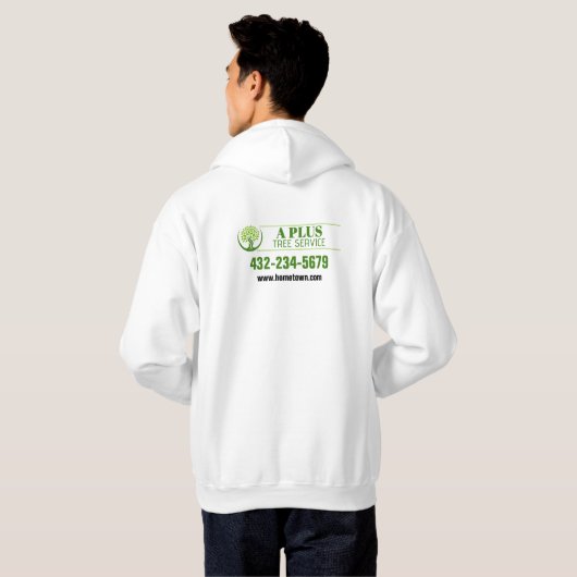 Tree Trimming Service Hoodie (Achterkant volledig)