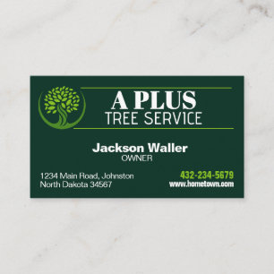 Tree Trimming Service Visitekaartje