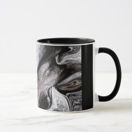 "TREE TRUNK" 11 oz. BLACK RINGER COFFEE MOK