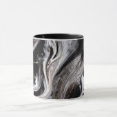 "TREE TRUNK" 11 oz. BLACK RINGER COFFEE MOK (Midden)