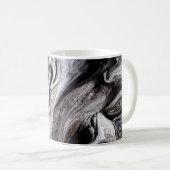 "TREE TRUNK" 11 oz. BLACK RINGER COFFEE MOK (Voorkant rechts)