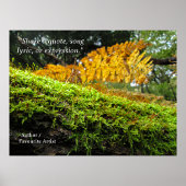 Tree Trunk in Lush Moss - Personalised Poster