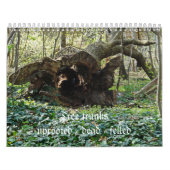 Tree trunks uprooted - dead - felled kalender (Hoes)