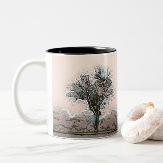 TREE TWEEKLEURIGE KOFFIEMOK (Met donut)