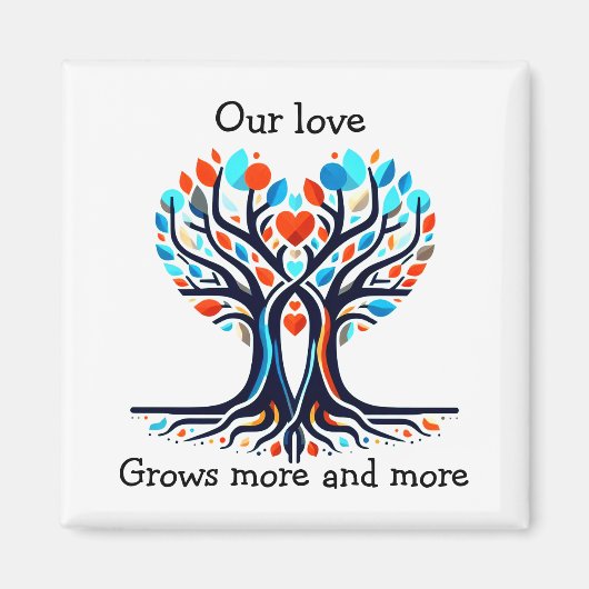 Tree Valentijns Magneet (Voorkant)