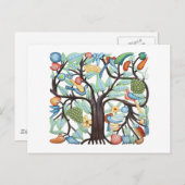 TREE VAN LIFE pastel Briefkaart (Voorkant / Achterkant)