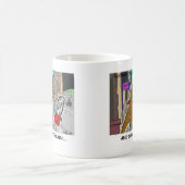 Tree Vs chain Saw Funny Rick London Gifts Koffiemok (Center)