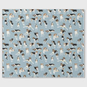 Tree Walker Coonhound Wrapping paper Cadeaupapier (Vlak)