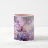 Tree Winter Wonderland Roze Paarse Art Mok Cup (Midden)