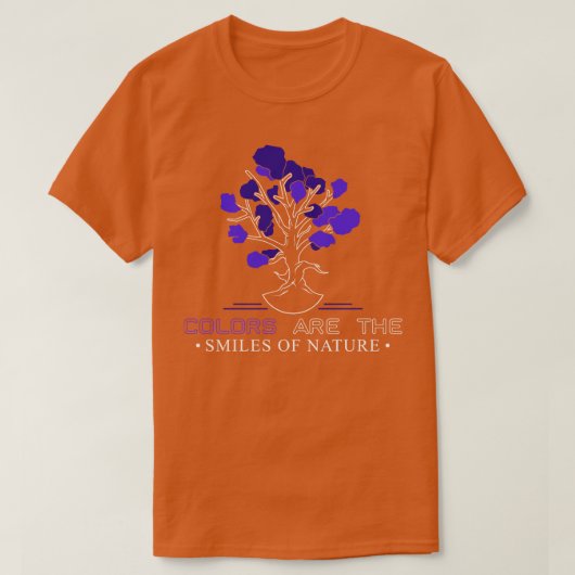 Tree with blue Blossoms T-shirt (Design voorkant)