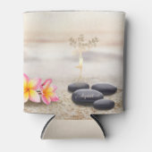 Tree Women Silhouette Zen Stones Blikjeskoeler (Voorkant)