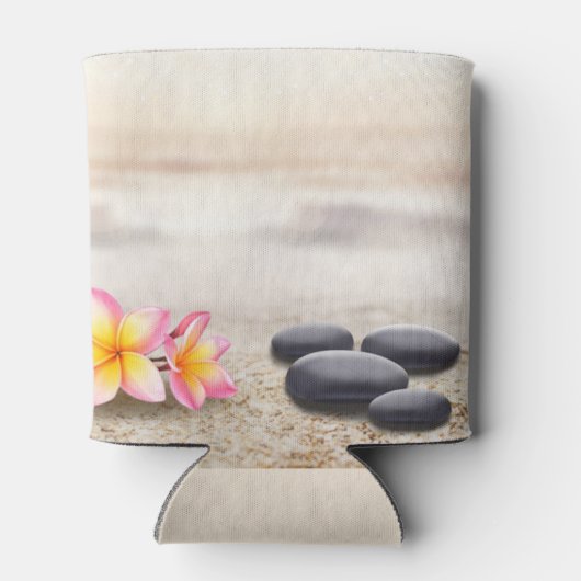 Tree Women Silhouette Zen Stones Blikjeskoeler (Achterkant)