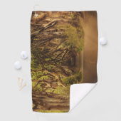 Tree Wood Bark Golfpatroon Destiny's Destiny Golfhanddoek (Insitu)