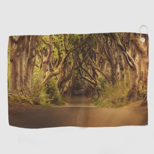 Tree Wood Bark Golfpatroon Destiny's Destiny Golfhanddoek (Horizontaal)