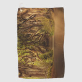 Tree Wood Bark Golfpatroon Destiny's Destiny Golfhanddoek (Voorkant)