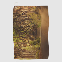 Tree Wood Bark Golfpatroon Destiny's Destiny Golfhanddoek