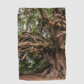 Tree Wood Bark Golfpatroon Destiny's Destiny Golfhanddoek (Voorkant)