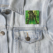 Treebeard Vierkante Button 5,1 Cm (In situ)