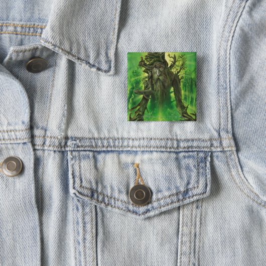 Treebeard Vierkante Button 5,1 Cm (In situ)