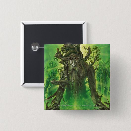 Treebeard Vierkante Button 5,1 Cm (Voorkant /achterkant)