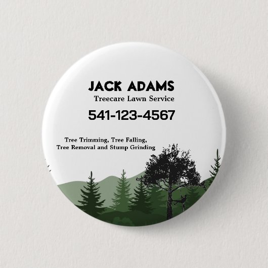 Treecare Lawn Service Button (Voorkant)