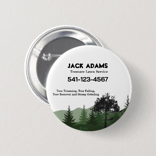Treecare Lawn Service Button (Voorkant /achterkant)