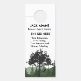 Treecare Lawn Service Door Hanger
