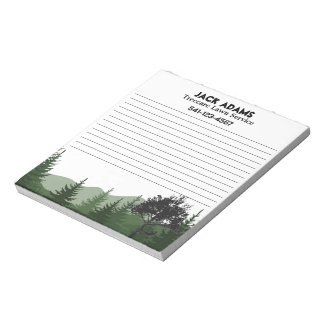 Treecare Lawn Service Note Pad Notitieblok