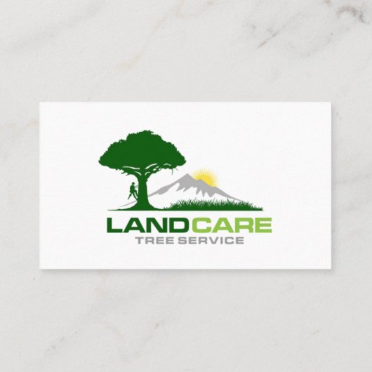 Treecare Lawn Service Visitekaartjes (Achterkant)