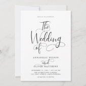 Treed bij Ons | Elegante Fototrouwfoto Kaart (Achterkant)