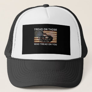treed me niet aan trucker pet