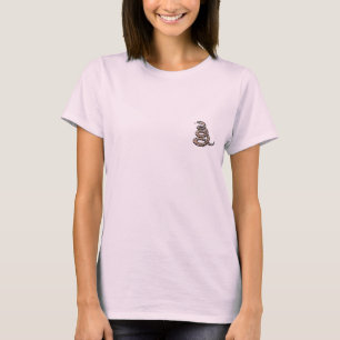 treed me niet op afbeelding t-shirt