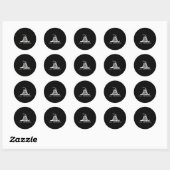 Treed Me Niet Op Ronde Sticker (Vel)